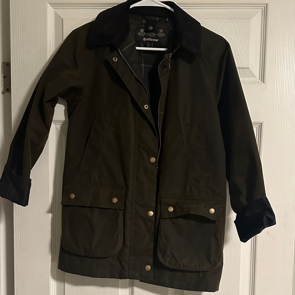 Barbour tartan jacket